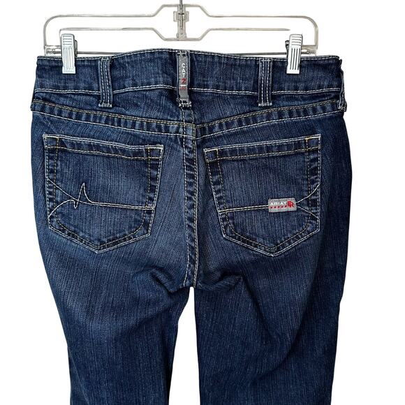 Ariat FR Jeans Womens 28R Mid Rise Boot Flame Resistant Western‎ Work Denim - Picture 6 of 9